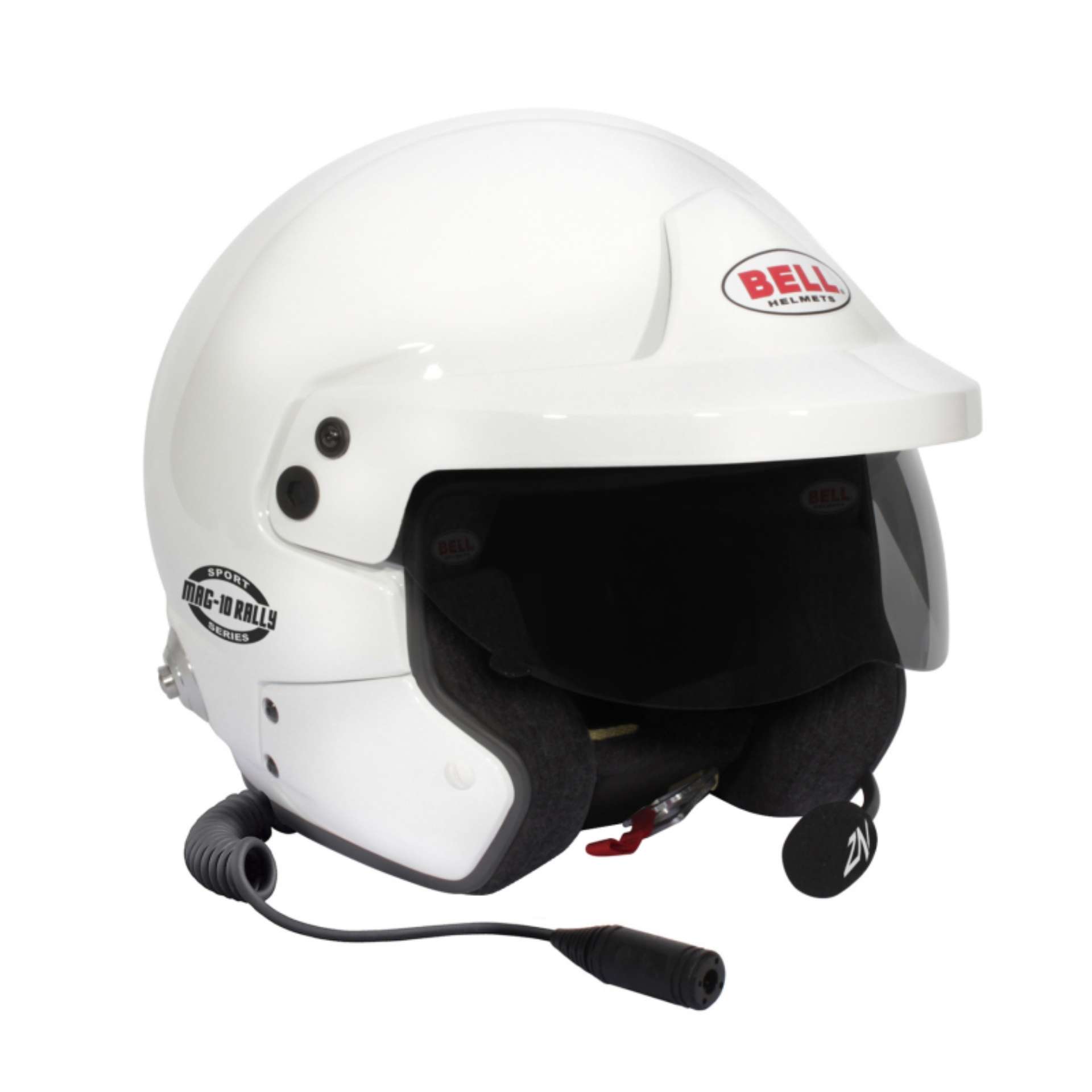 Picture of Bell Mag-10 Rally Sport HANS MED FIA8859 - Size 58-59 White