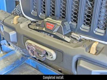 Picture of RockJock JL-JT Winch Plate Kit Steel Bumper