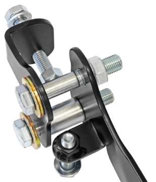 Picture of RockJock JL-JT Currectlync High Steer Trac Bar and Steering Stabilizer Shock Relocation Bracket