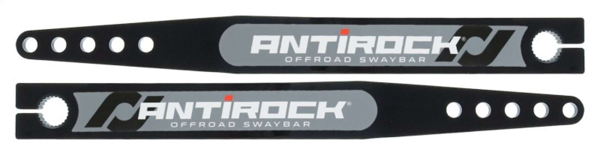 Picture of RockJock Antirock Fabricated Steel Sway Bar Arms 20in Long 18-195in C-C 5 Holes w- Stickers Pair