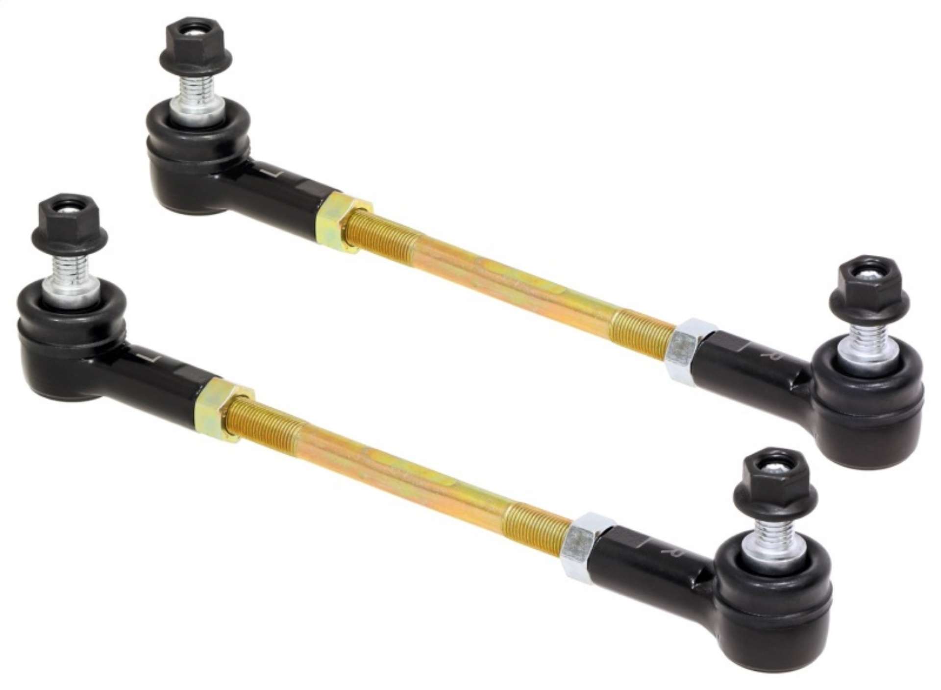 Picture of RockJock Adjustable Sway Bar End Link Kit 8 1-2in Long Rods w- Sealed Rod Ends and Jam Nuts pair