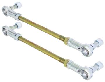 Picture of RockJock Adjustable Sway Bar End Link Kit 12 1-2in Long Rods w- Heims and Jam Nuts pair