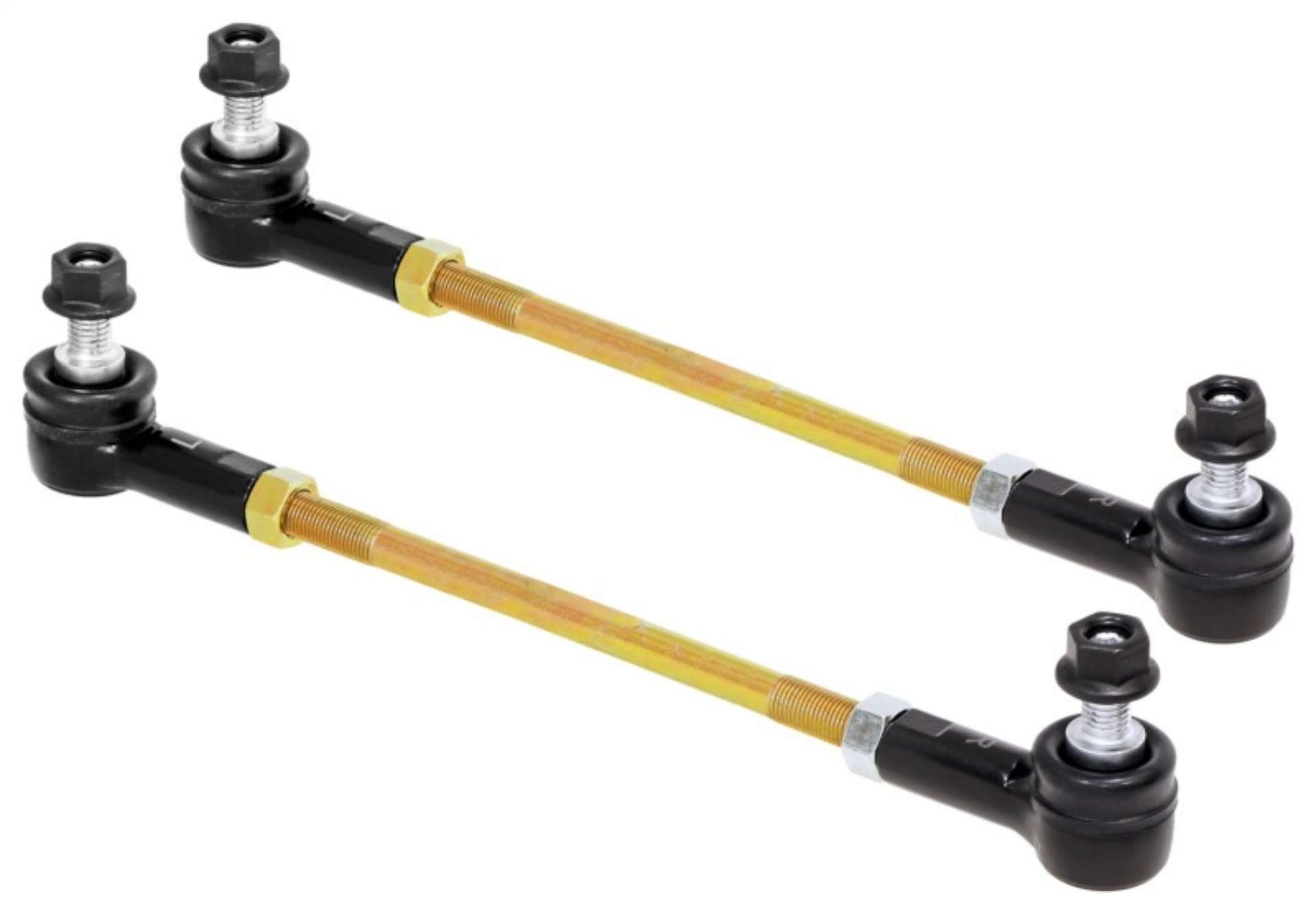 Picture of RockJock Adjustable Sway Bar End Link Kit 10 1-2in Long Rods w- Sealed Rod Ends and Jam Nuts pair