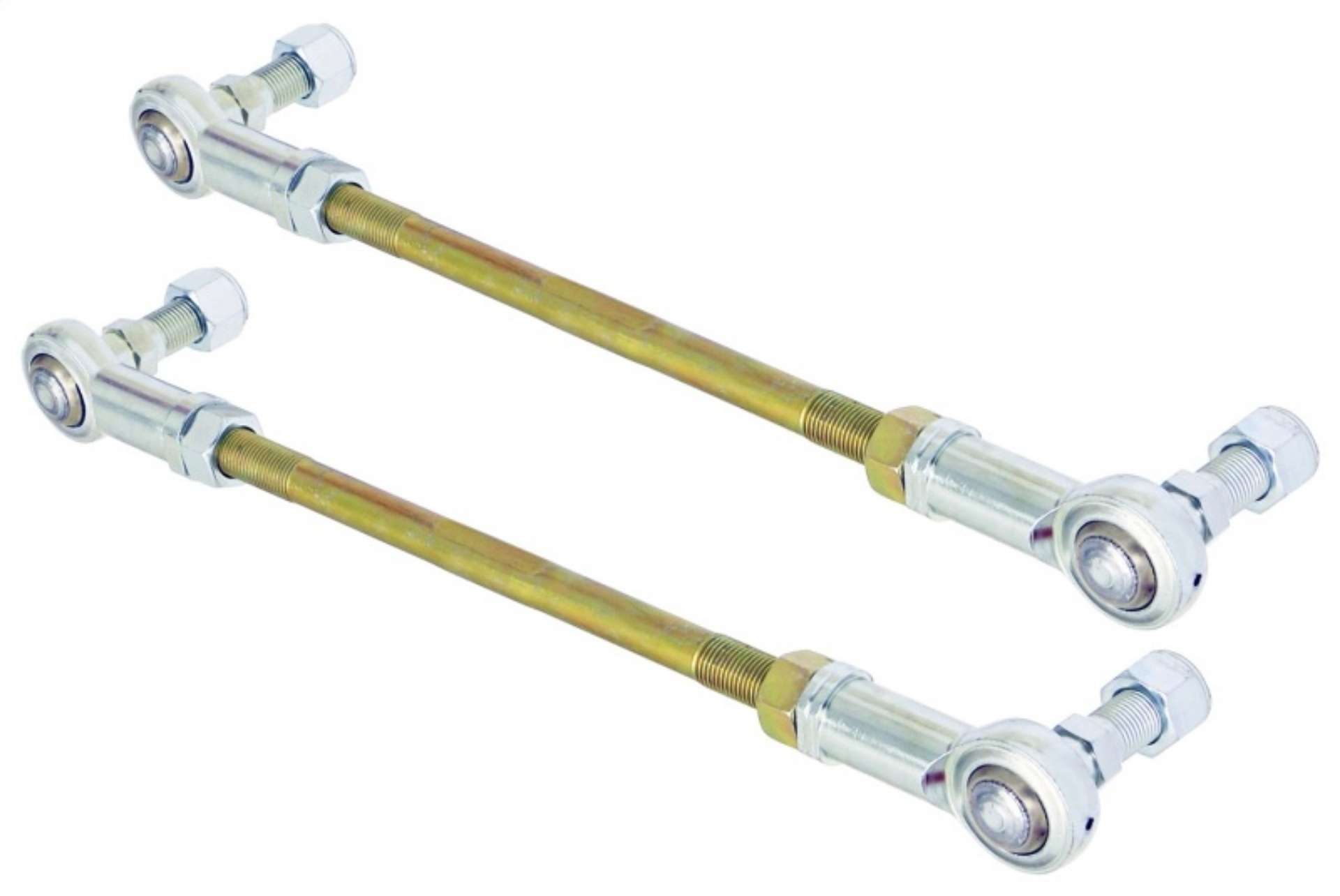 Picture of RockJock Adjustable Sway Bar End Link Kit 10 1-2in Long Rods w- Heims and Jam Nuts pair