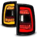 Picture of ANZO 09-18 Dodge Ram 1500 Sequential LED Taillights Smoke Black w-Switchback Amber Signal