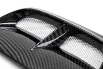 Picture of Seibon 04-05 Subaru WRX-STi CW Carbon Fiber Hood Scoop - Only Fits OEM Hoods Not Seibon Hoods