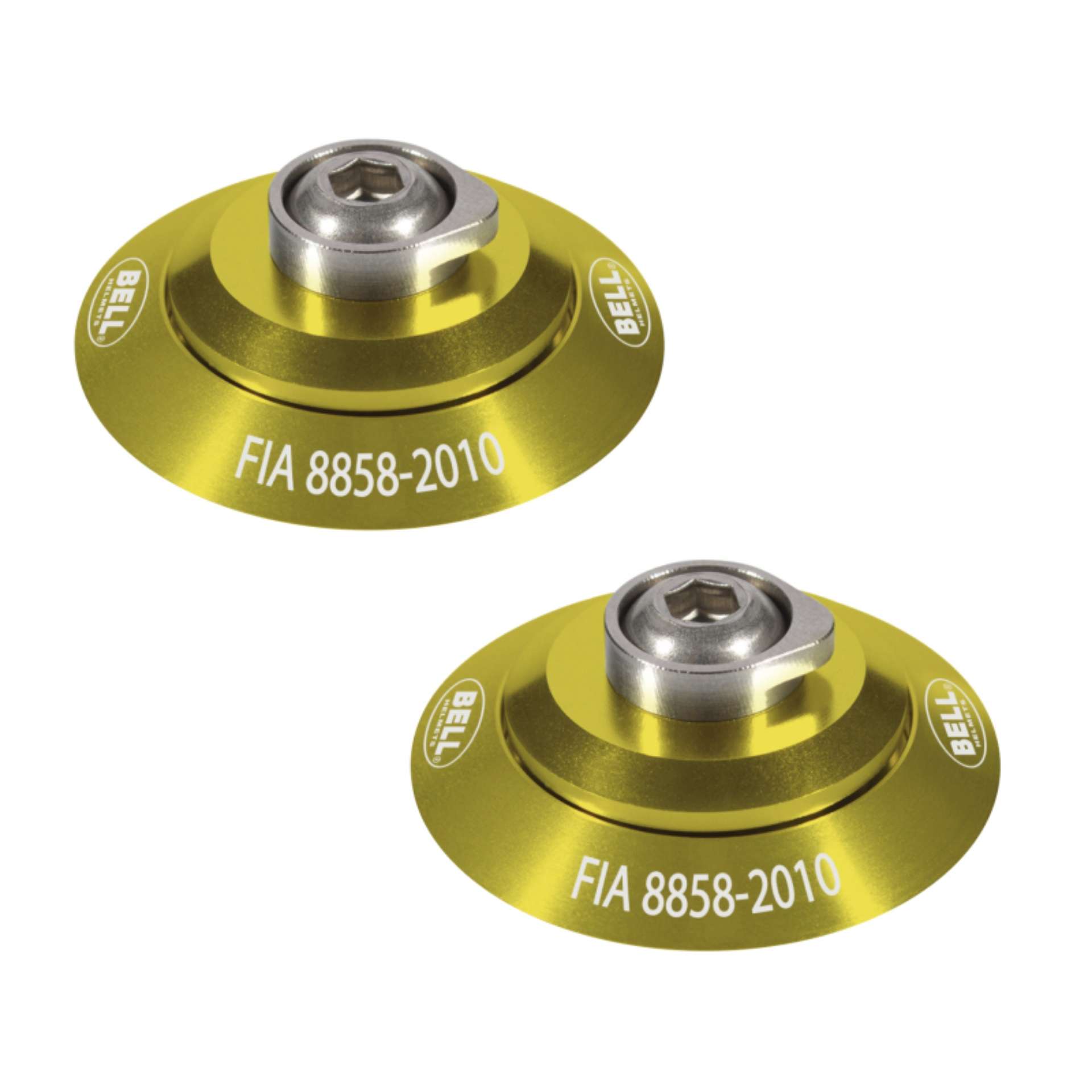 Picture of Bell HANS Clip Set - Yellow FIA8858-2010