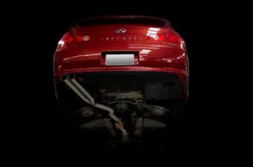 Picture of ISR Performance EP Straight Pipes Dual Tip Exhaust - 05-06 Infiniti G35 Sedan