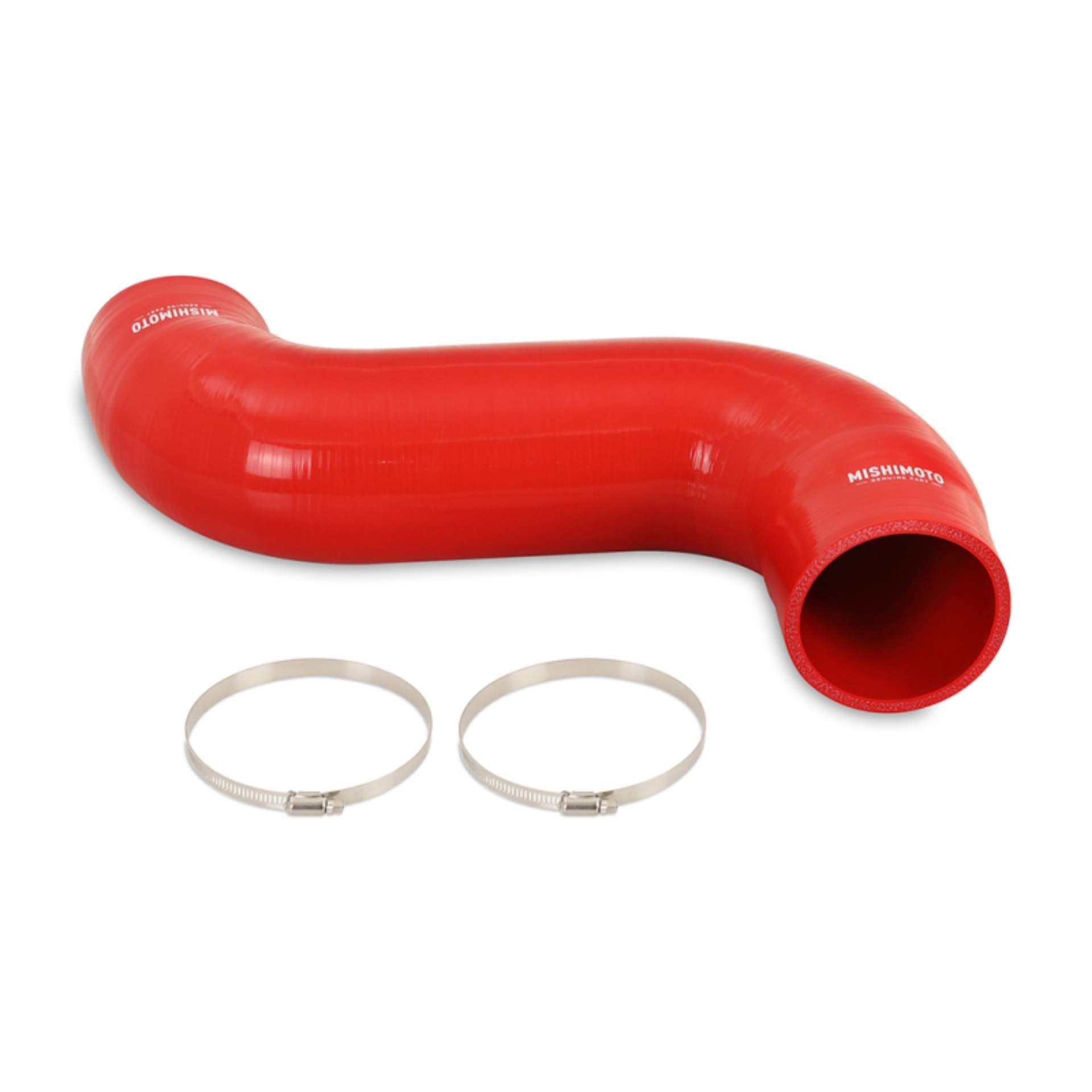 Picture of Mishimoto 03-07 Dodge Ram Cummins Red Silicone Air Intake Hose Kit