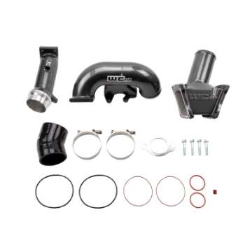 Picture of Wehrli 2006-2007 LBZ Duramax High Flow 3in Y-Bridge Kit- Gun Metal