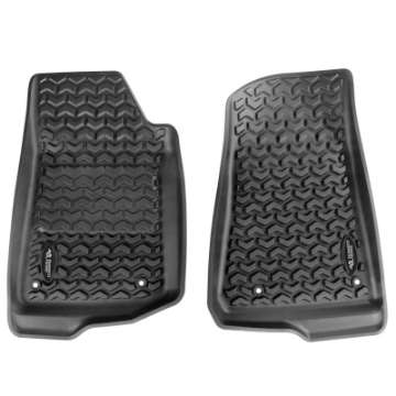 Picture of Rugged Ridge Floor Liner Kit Black F-R 20-21 Jeep Gladiator JT