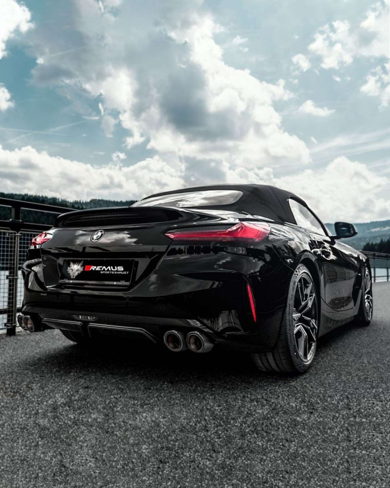 Picture of Remus 2018 BMW Z4 M40I Roadster 3-0L Turbo B58B30C R6 w-GPF Axle Back Exhaust Tail Pipes Req