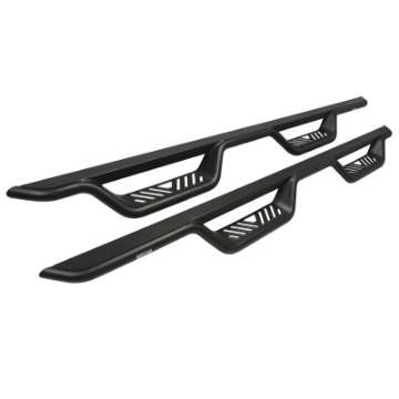 Picture of Westin 07-21 Toyota Tundra CrewMax Outlaw Drop Nerf Step Bars - Black