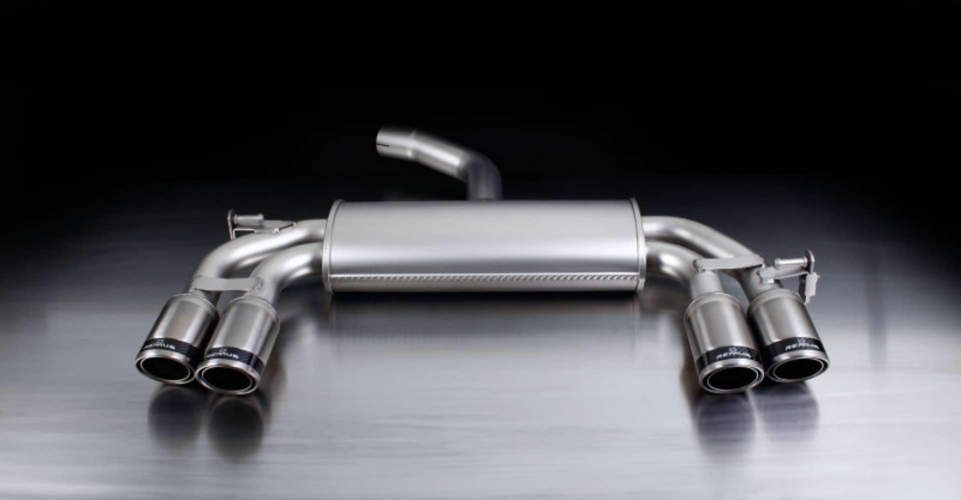 Picture of Remus 2011 Volkswagen Golf VI 1-2L Cat Back Exhaust w-84mm Angled w-Carbon Ring Tail Pipe Set