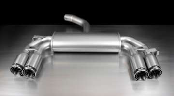 Picture of Remus 2011 Volkswagen Golf VI 1-2L Cat Back Exhaust w-84mm Straight w-Carbon Insert Tail Pipe Set