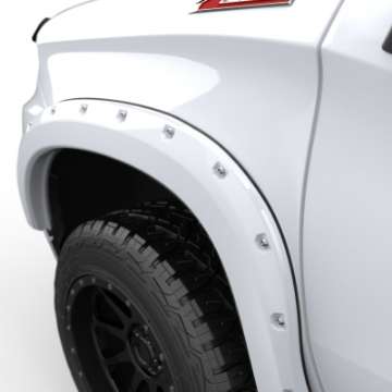 Picture of EGR 2023+ Chevrolet Silverado 1500 Bolt-On Look Fender Flares - Summit White Set of4