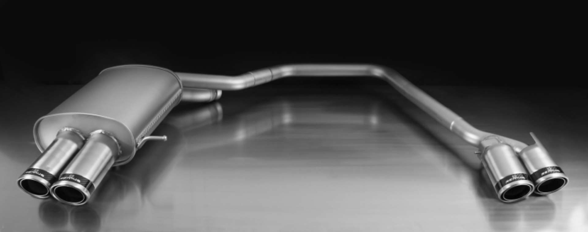 Picture of Remus 2010 BMW 5 Series F10 Sedan - F11 Touring Sport Axle Back Exhaust w-Carbon Ring Tail Pipes