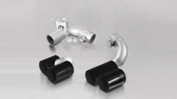 Picture of Remus 2012 BMW 3 Series F30 Black Chrome 76mm Straight Cut Tail Pipe Set