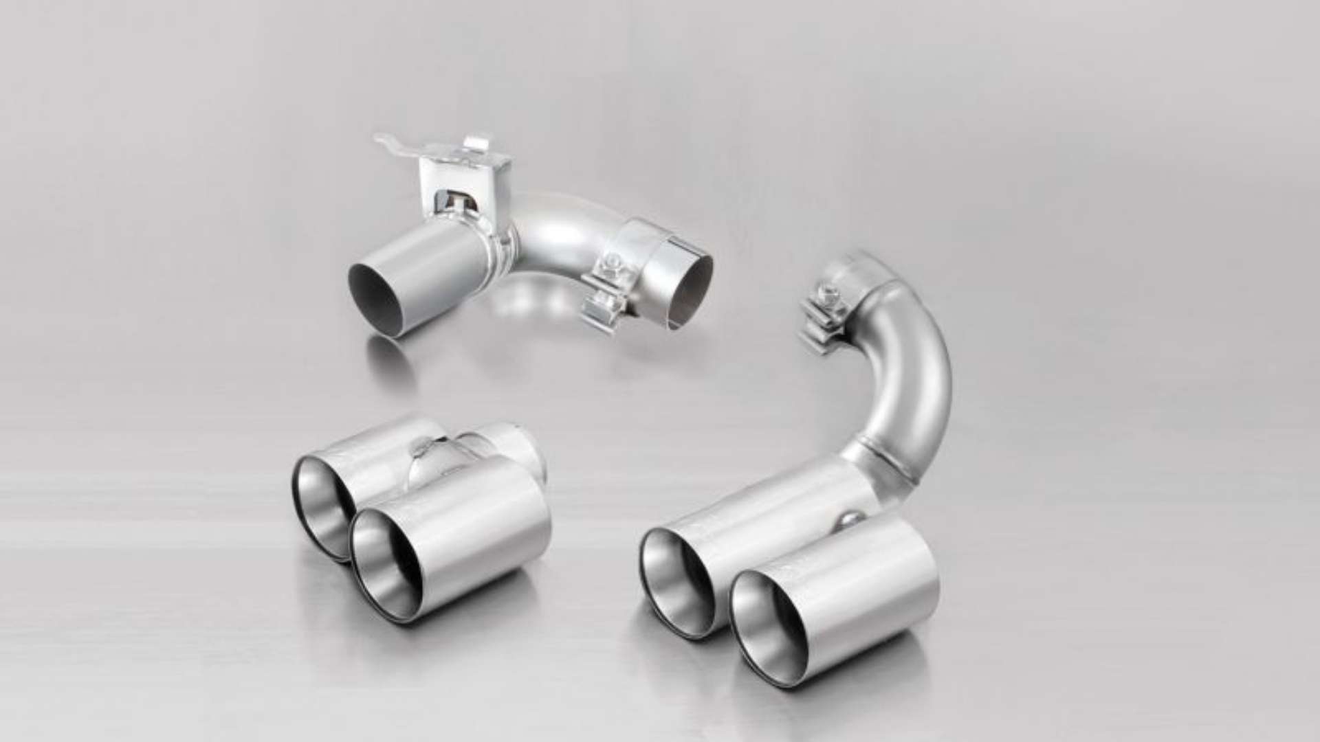 Picture of Remus 2012 BMW 3 Series F30 LCI Sedan - F31 LCI Touring Chrome 76mm Straight Cut Tail Pipe Set