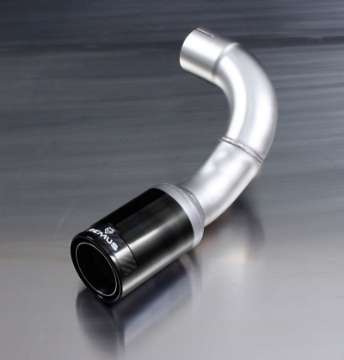 Picture of Remus 2011 BMW 1 Series F20-F21 84mm Black Chrome Straight w-Carbon Insert Tail Pipe Set