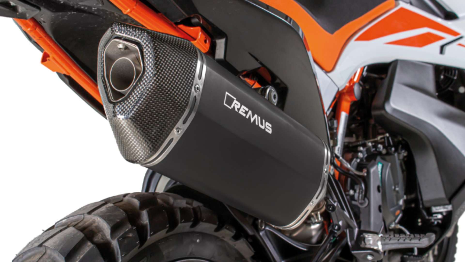 Picture of Remus 2019 KTM 790 Adventure R Mod Black Hawk Black Slip On