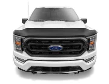 Picture of AVS 21-22 Ford F-150 Excl- Tremor-Raptor High Profile Bugflector II Hood Shield - Smoke