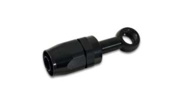 Picture of Vibrant -8AN Banjo Hose End Fitting for use with M10 or 3-8in Banjo Bolt - Aluminum Black