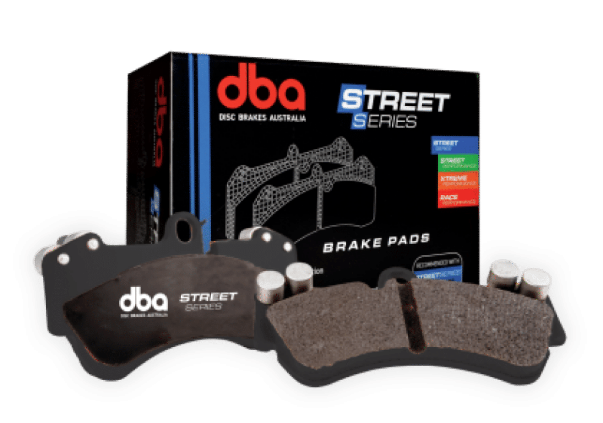 Picture of DBA 91-99 Mitsubishi 3000GT Excl VR-4 Models Street Series Front Brake Pads