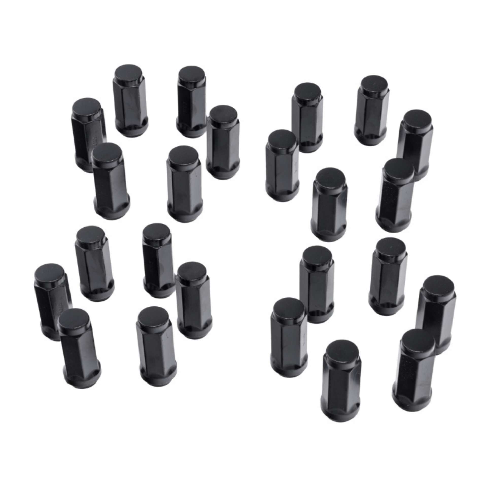 Picture of Rugged Ridge Wheel Lock Nut Set 24 Black M14-1-5