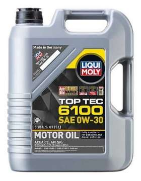 Picture of LIQUI MOLY 5L Top Tec 6100 Motor Oil SAE 0W30