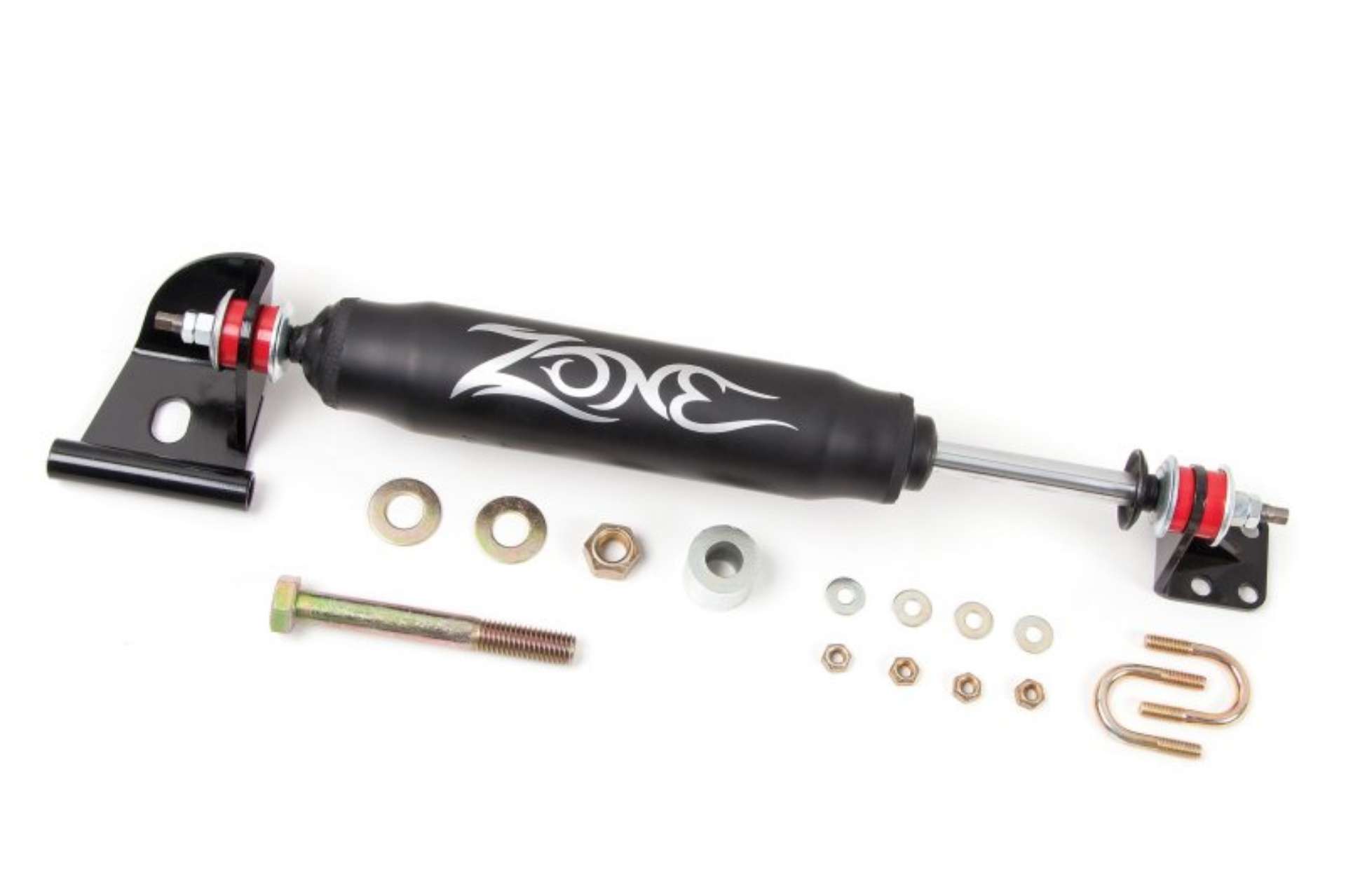 Picture of Zone Offroad 04-08 Ford F-150 Single Steering Stabilizer - Black