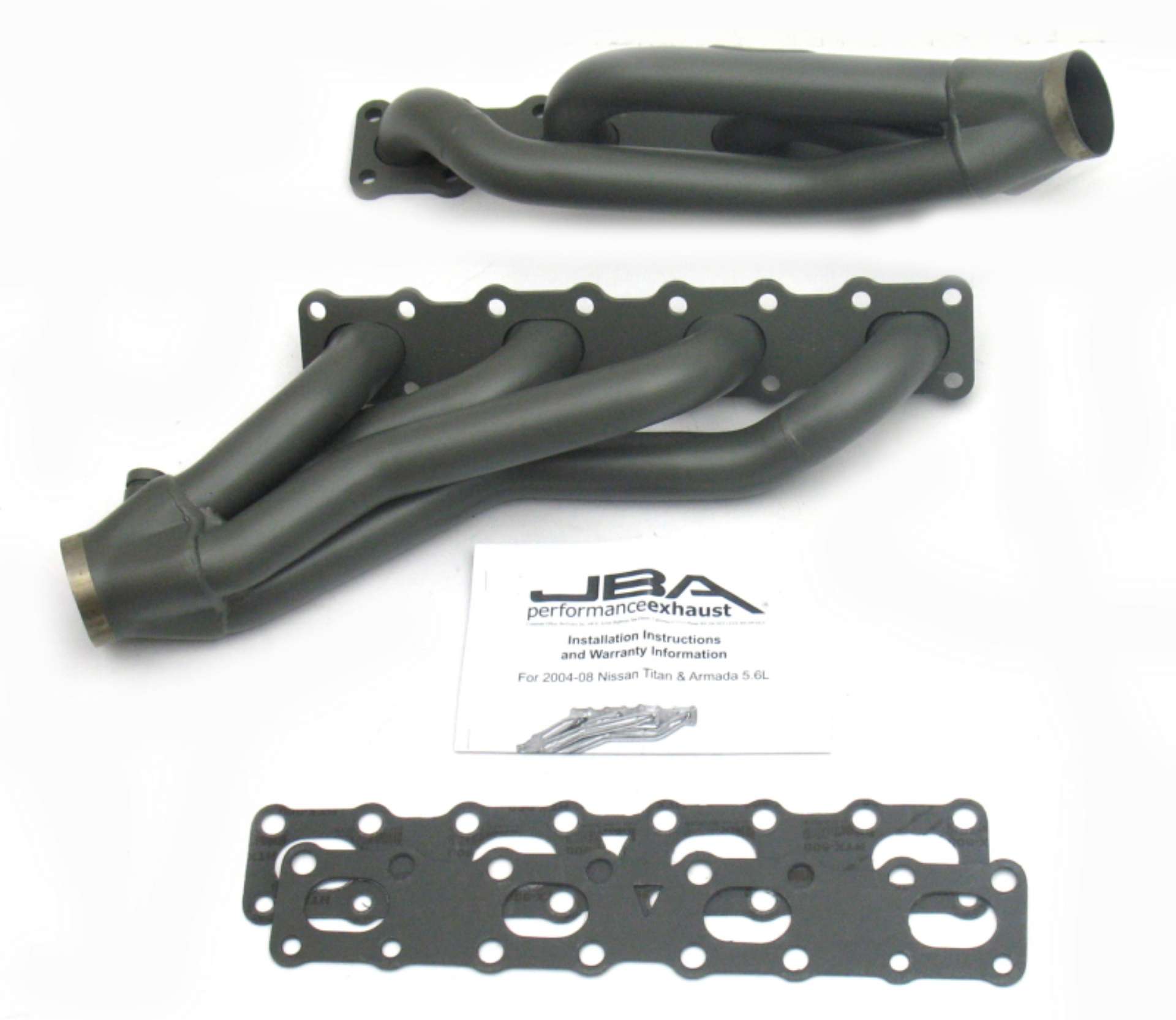 Picture of JBA 04-15 Nissan 5-6L VK56DE Oval Port 1-5-8in Primary Ti Ctd Cat4Ward Header