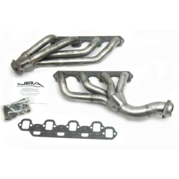 Picture of JBA 65-73 Ford Mustang 351W SBF w-T-5-Cable Clutch 1-5-8in Primary Raw 409SS Mid Length Header