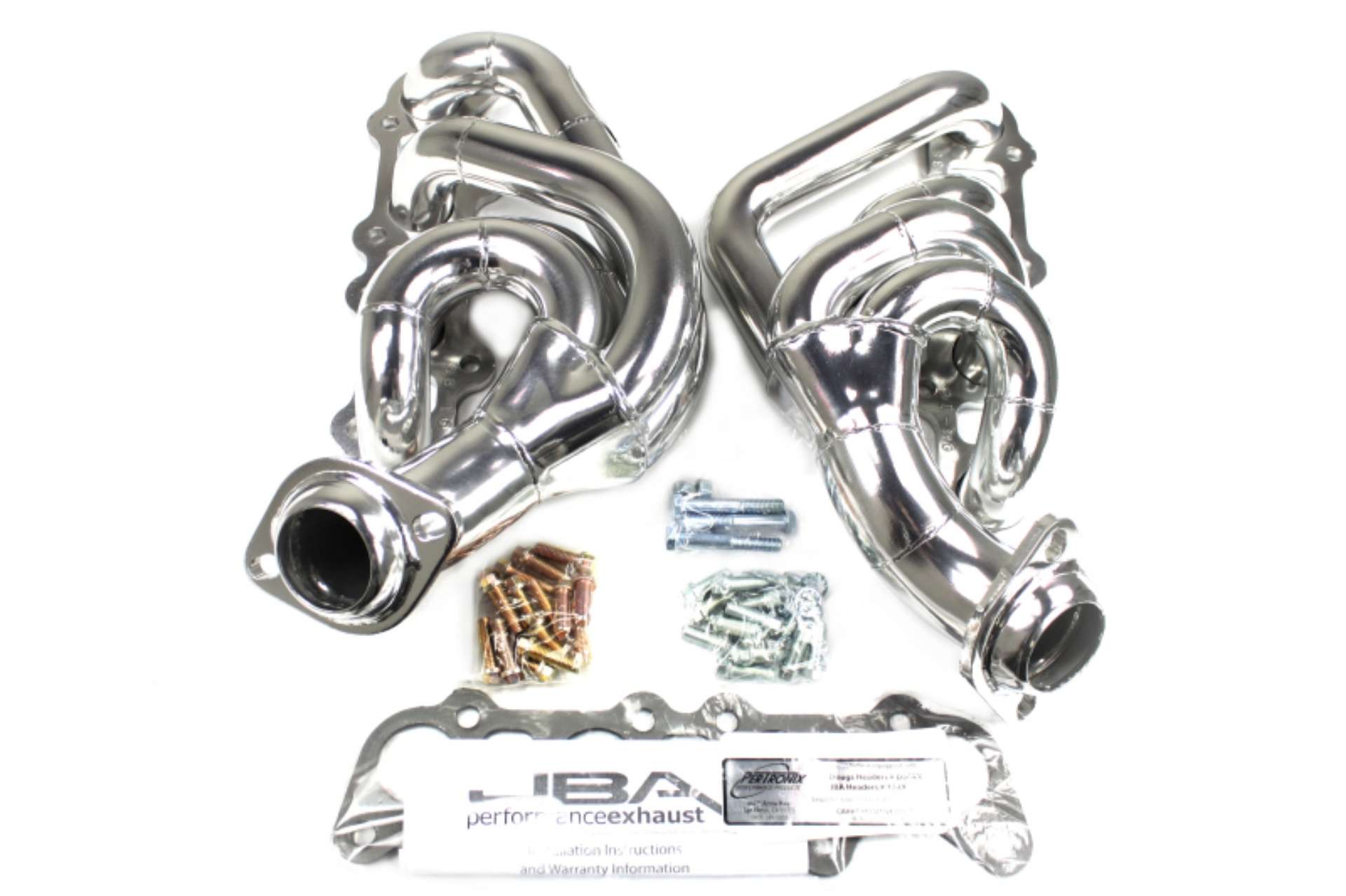 Picture of JBA 15-20 Ford F-150 5-0L Coyote 1-3-4in Primary Silver Ctd Cat4Ward Header