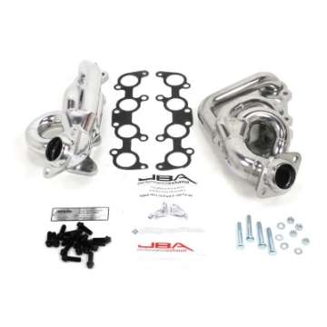 Picture of JBA 11-14 Ford F-150 5-0L Coyote 1-5-8in Primary Silver Ctd Cat4Ward Header