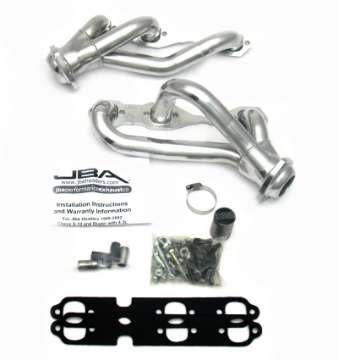 Picture of JBA 88-95 & 02-03 GM S-Truck 4-3L V6 4WD 1-1-2in Primary Silver Ctd Cat4Ward Header