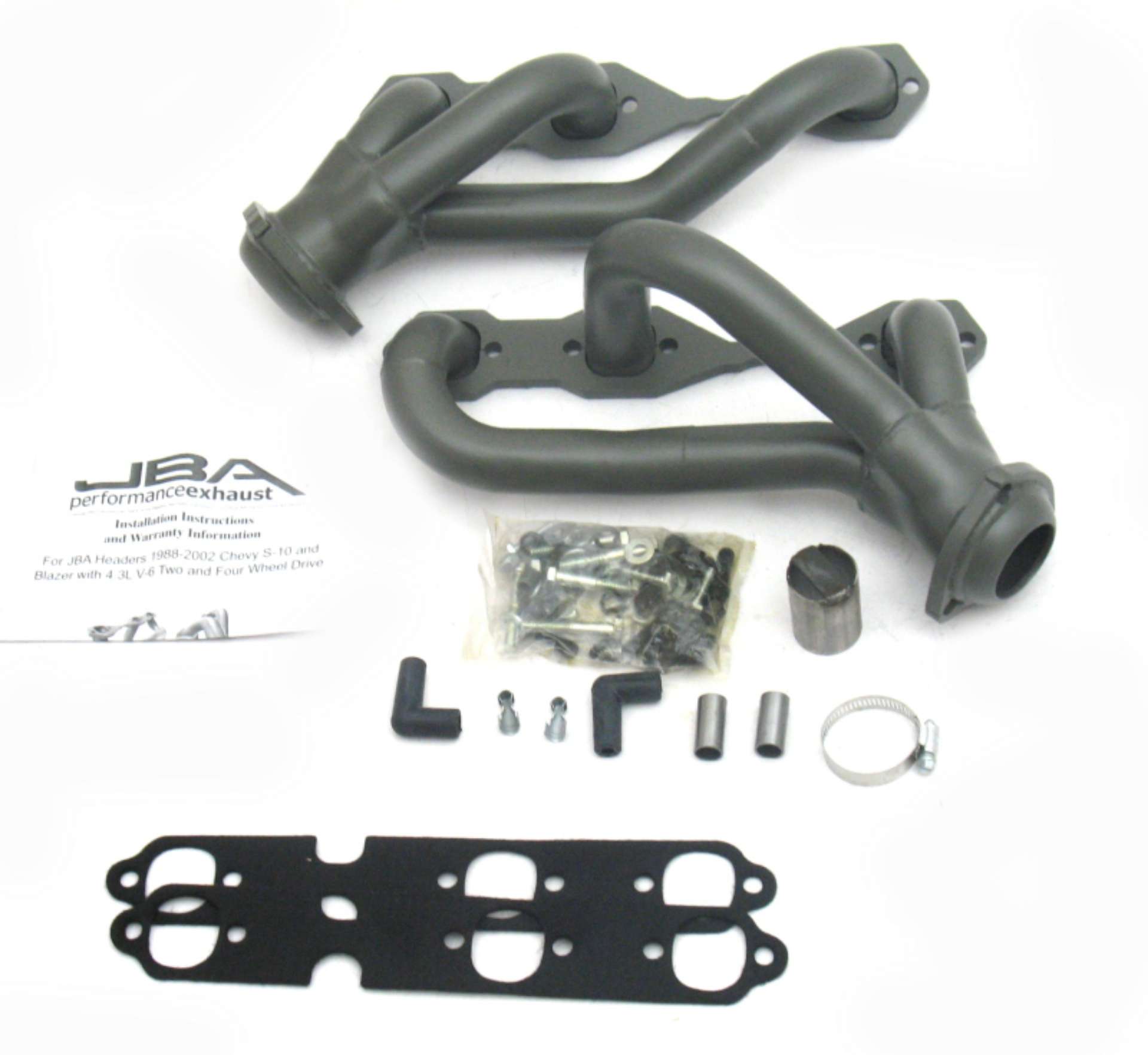 Picture of JBA 88-95 & 02-03 GM S-Truck 4-3L V6 4WD 1-1-2in Primary Ti Ctd Cat4Ward Header