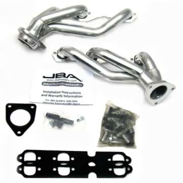 Picture of JBA 03-13 GM Truck 4-3L V6 1-1-2in Primary Silver Ctd Cat4Ward Header