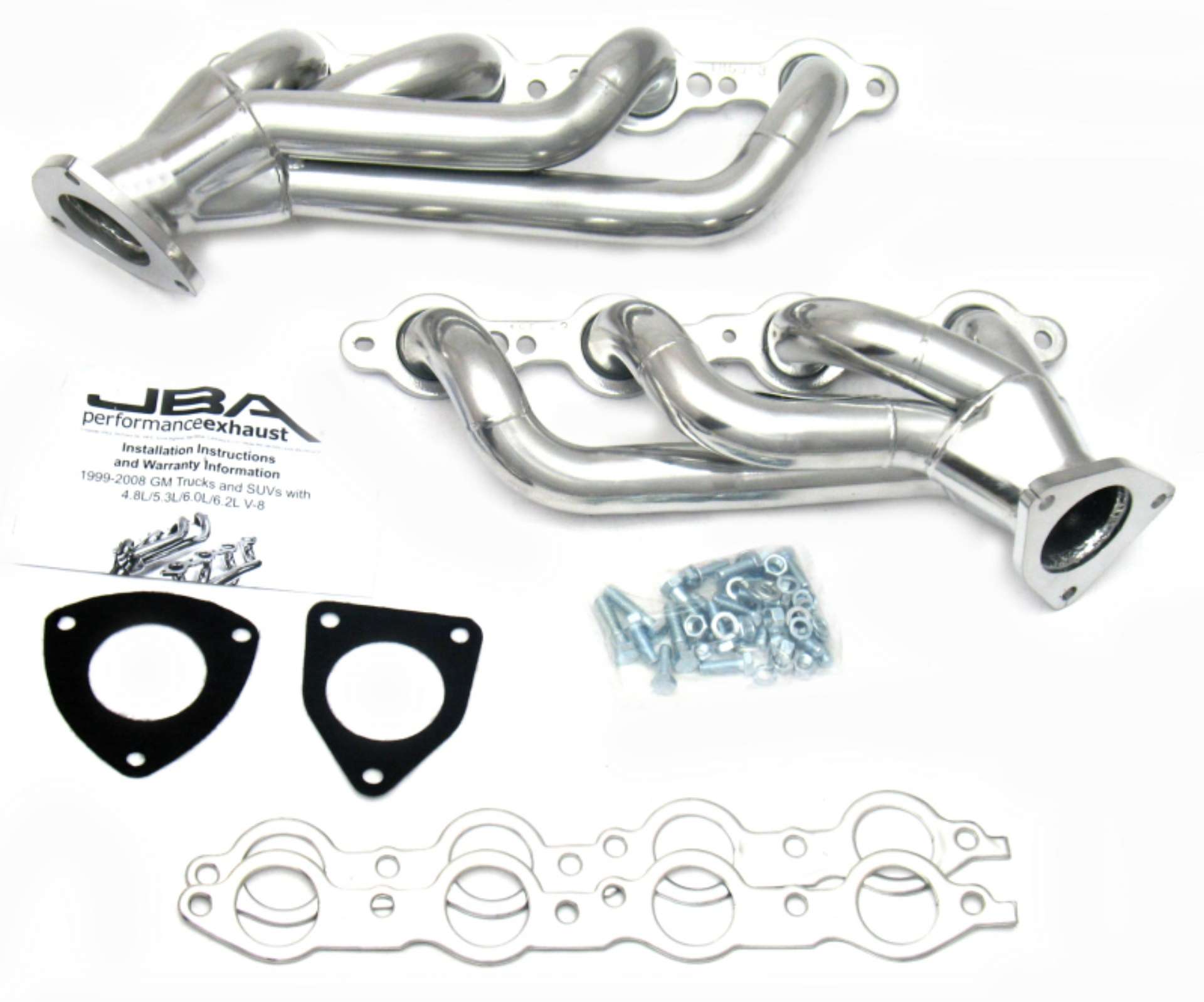 Picture of JBA 03-06 GM Truck 6-0L LS w-o EGR 1-5-8in Primary Silver Ctd Cat4Ward Header