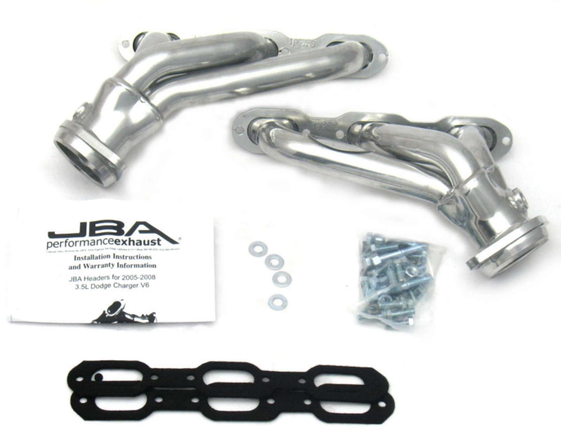 Picture of JBA 05-10 Chrysler 3-5L V6 1-5-8in Primary Silver Ctd Cat4Ward Header