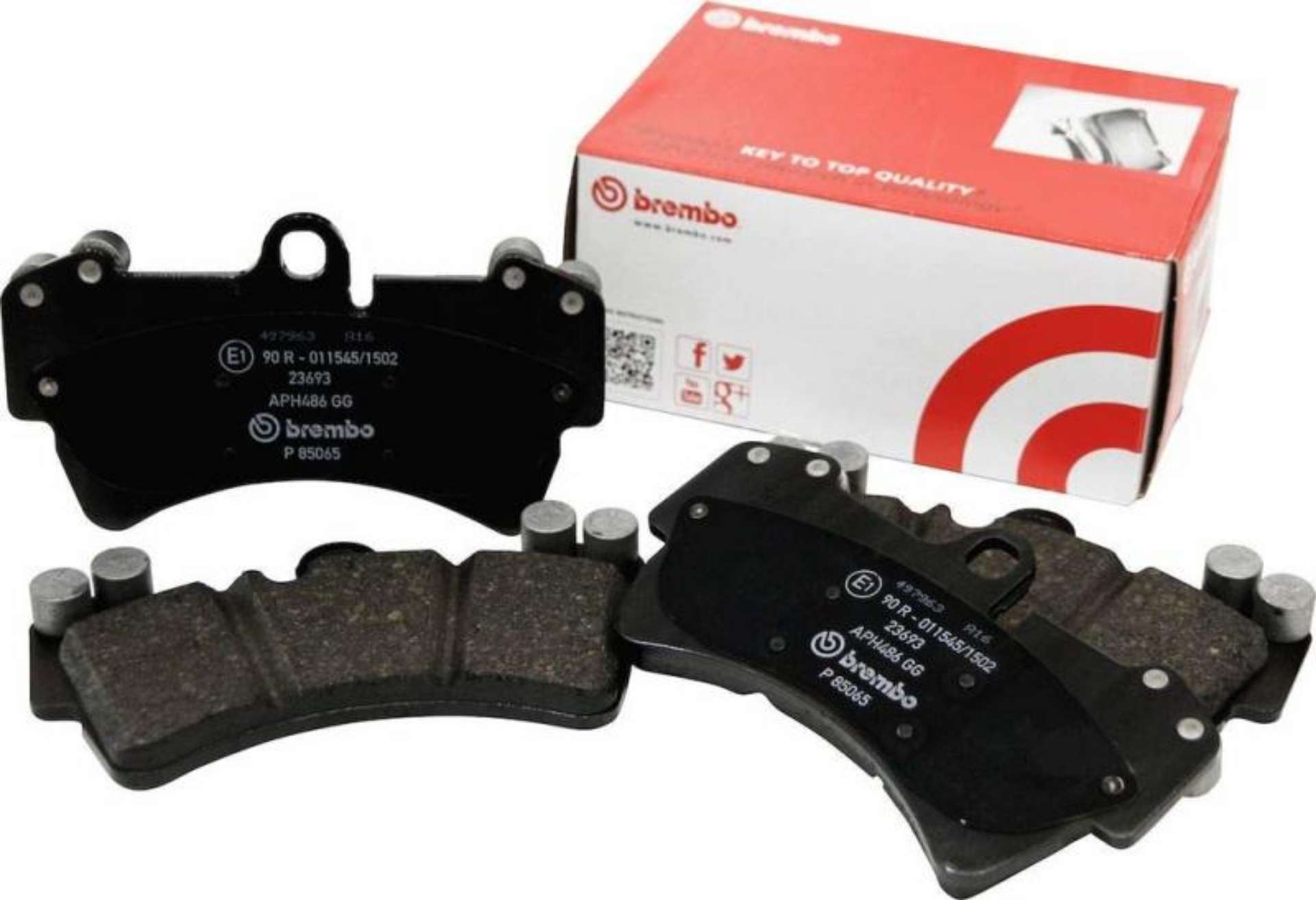 Picture of Brembo 14-16 BMW 228i Prem Low-Met OE Equivalent Pad - Rear