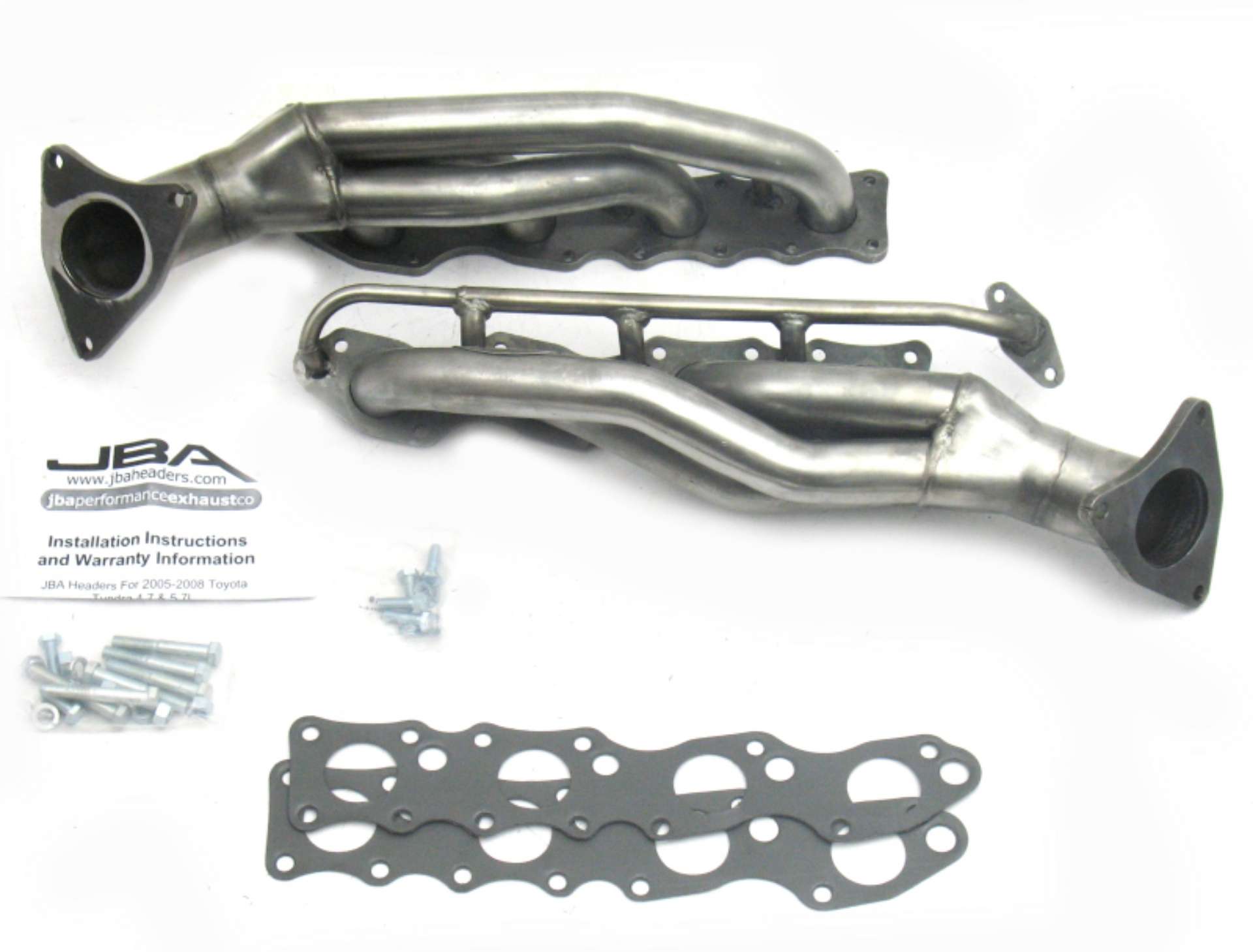 Picture of JBA 07-20 Toyota 5-7L V8 1-5-8in Primary Raw 409SS Cat4Ward Header