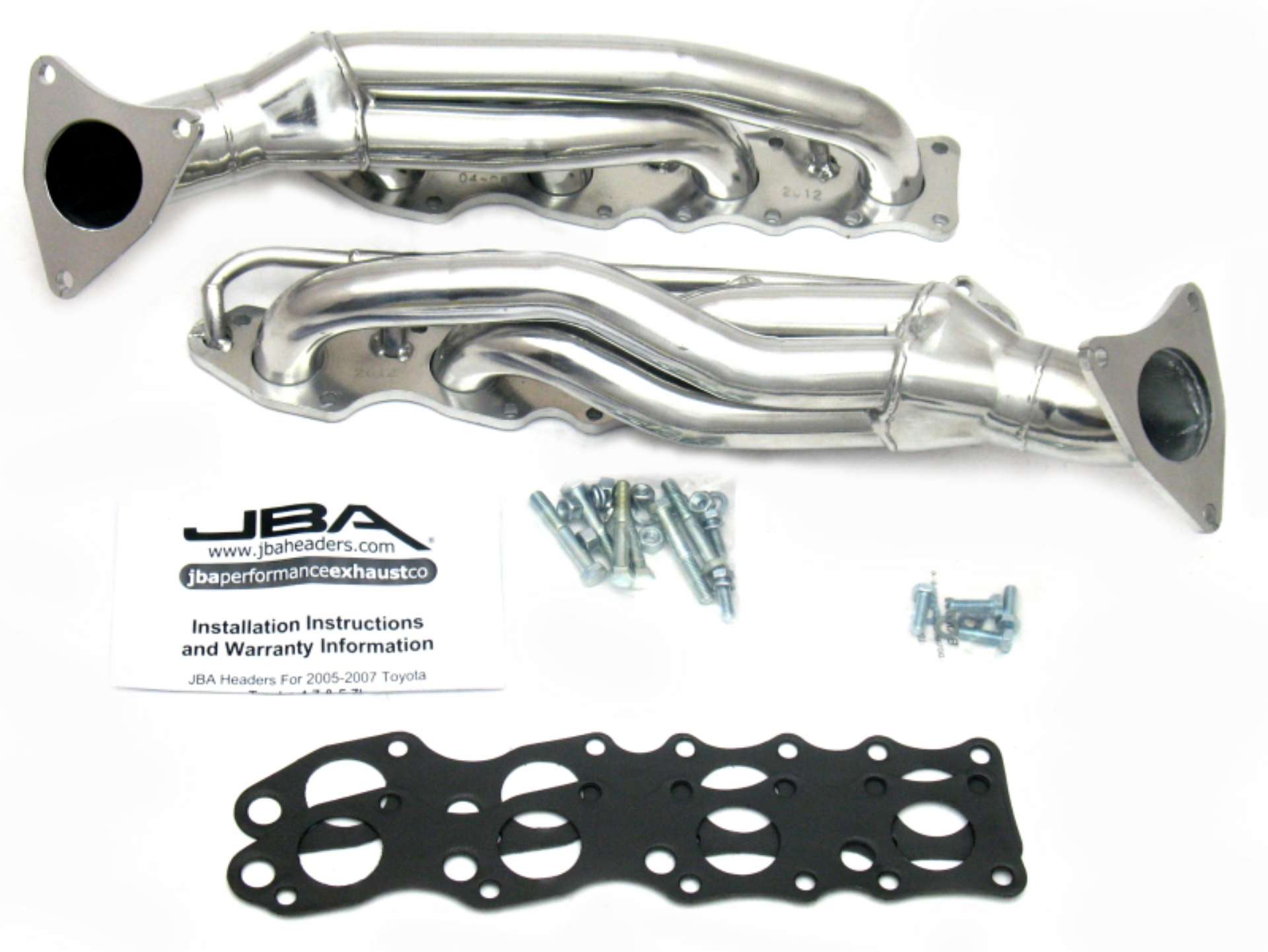 Picture of JBA 07-20 Toyota 5-7L V8 1-5-8in Primary Silver Ctd Cat4Ward Header