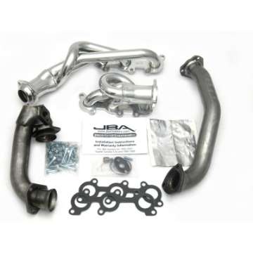 Picture of JBA 01-04 Toyota 3-4L V6 w-o EGR 1-1-2in Primary Silver Ctd Cat4Ward Header