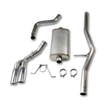 Picture of JBA 04-19 Chevy Silverado 4-8L-5-3L Excl Reg Cab 304SS Dual Exit Cat-Back Exhaust w-3in Tips