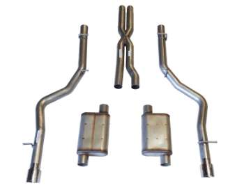 Picture of JBA 05-10 Chrysler-Dodge Cars 6-1L 409SS Dual Rear Exit Cat-Back Exhaust