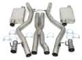 Picture of JBA 08-14 Dodge Challenger SRT8 6-1L-6-4L 409SS Dual Rear Exit Cat-Back Exhaust