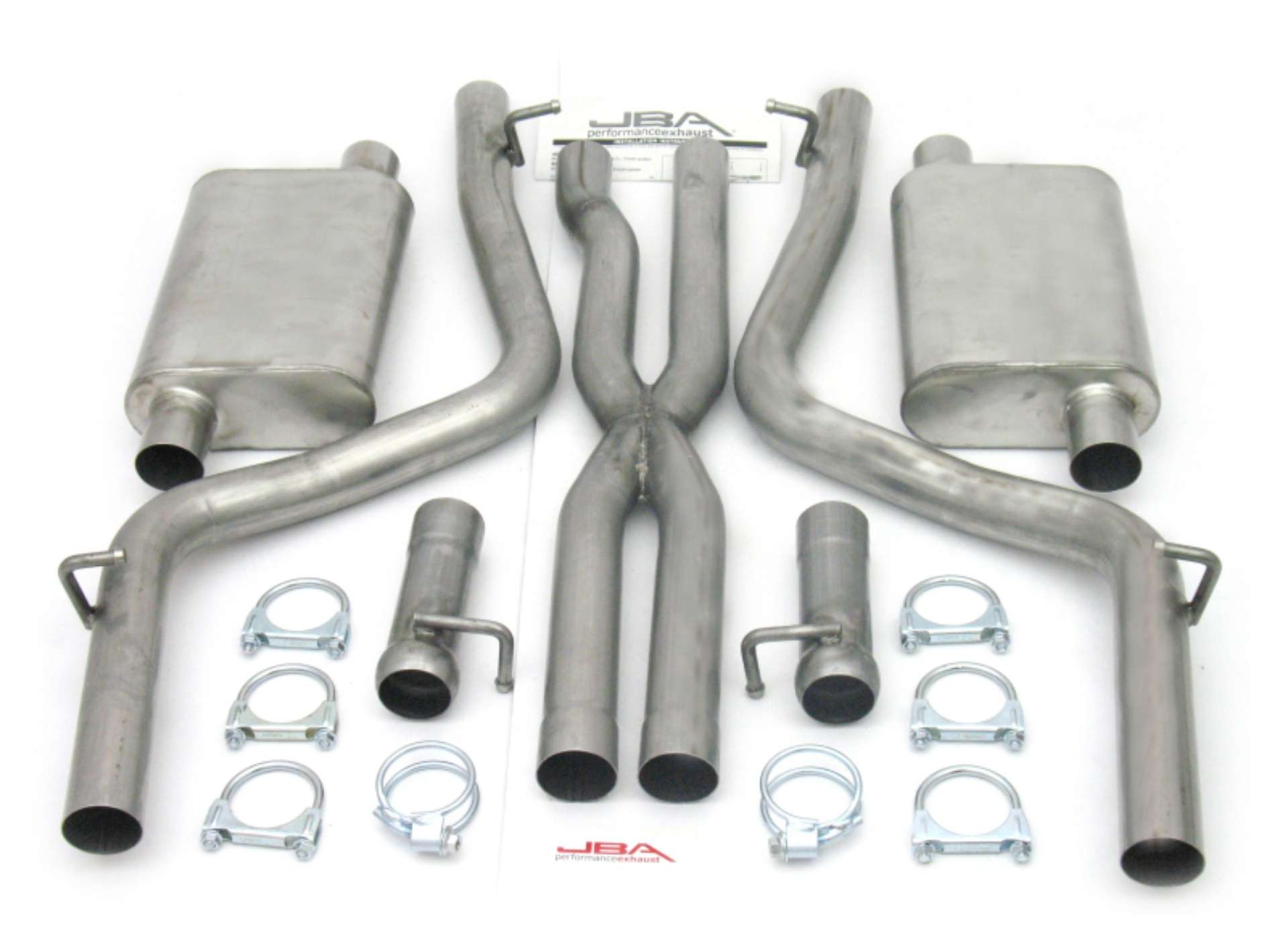 Picture of JBA 08-14 Dodge Challenger 5-7L 409SS Dual Rear Exit Cat-Back Exhaust