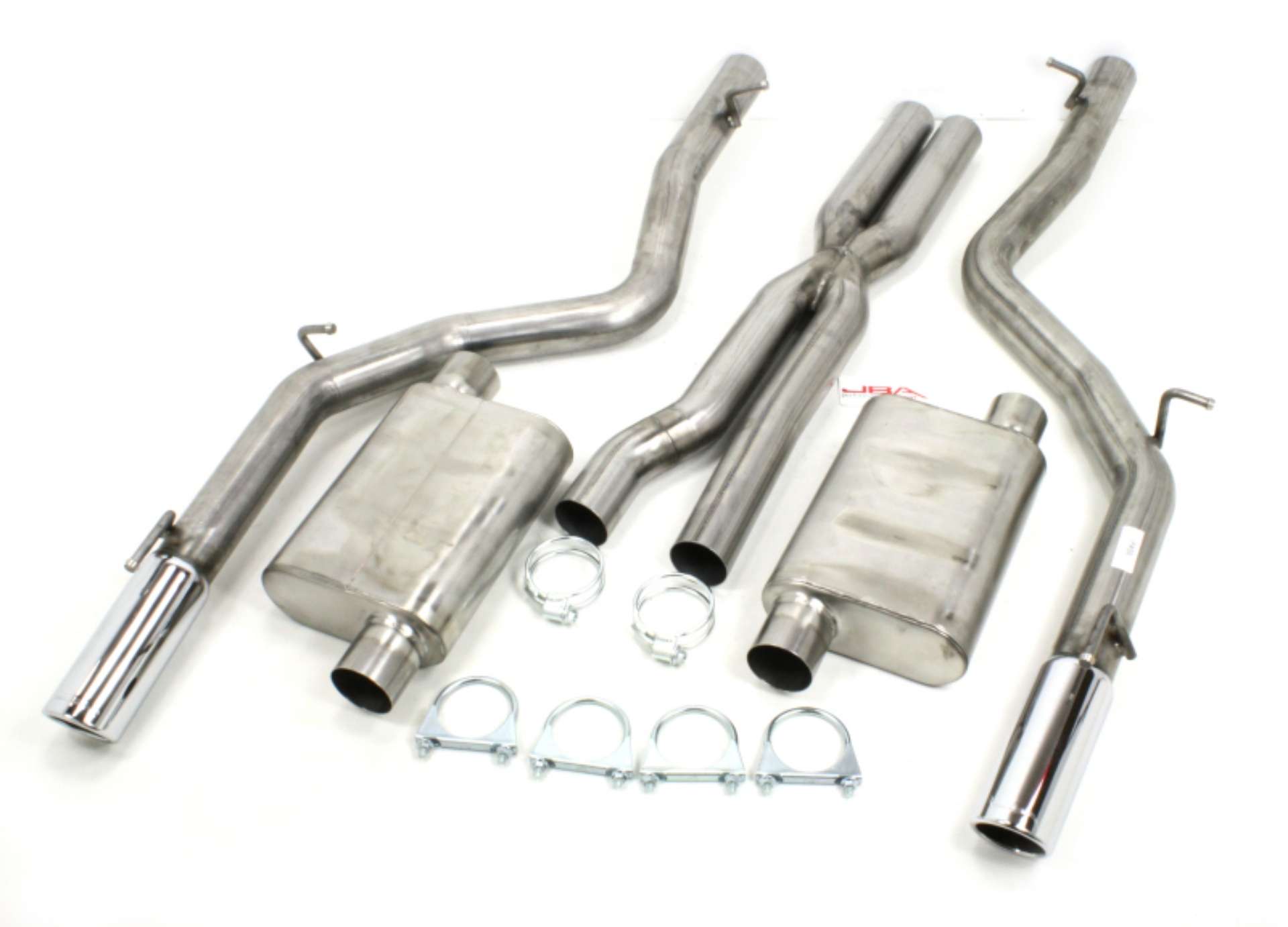 Picture of JBA 12-14 Chrysler 300C SRT8 6-1L-6-4L 409SS Dual Rear Exit Cat-Back Exhaust