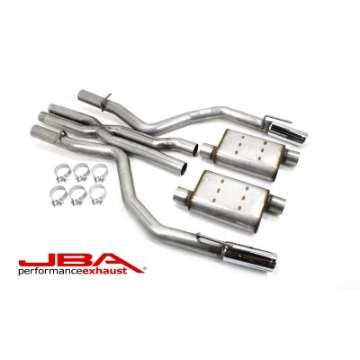 Picture of JBA 15-20 Dodge Charger SRT8 & Hellcat 6-2-6-4L 409SS Dual Rear Exit Cat-Back Exhaust